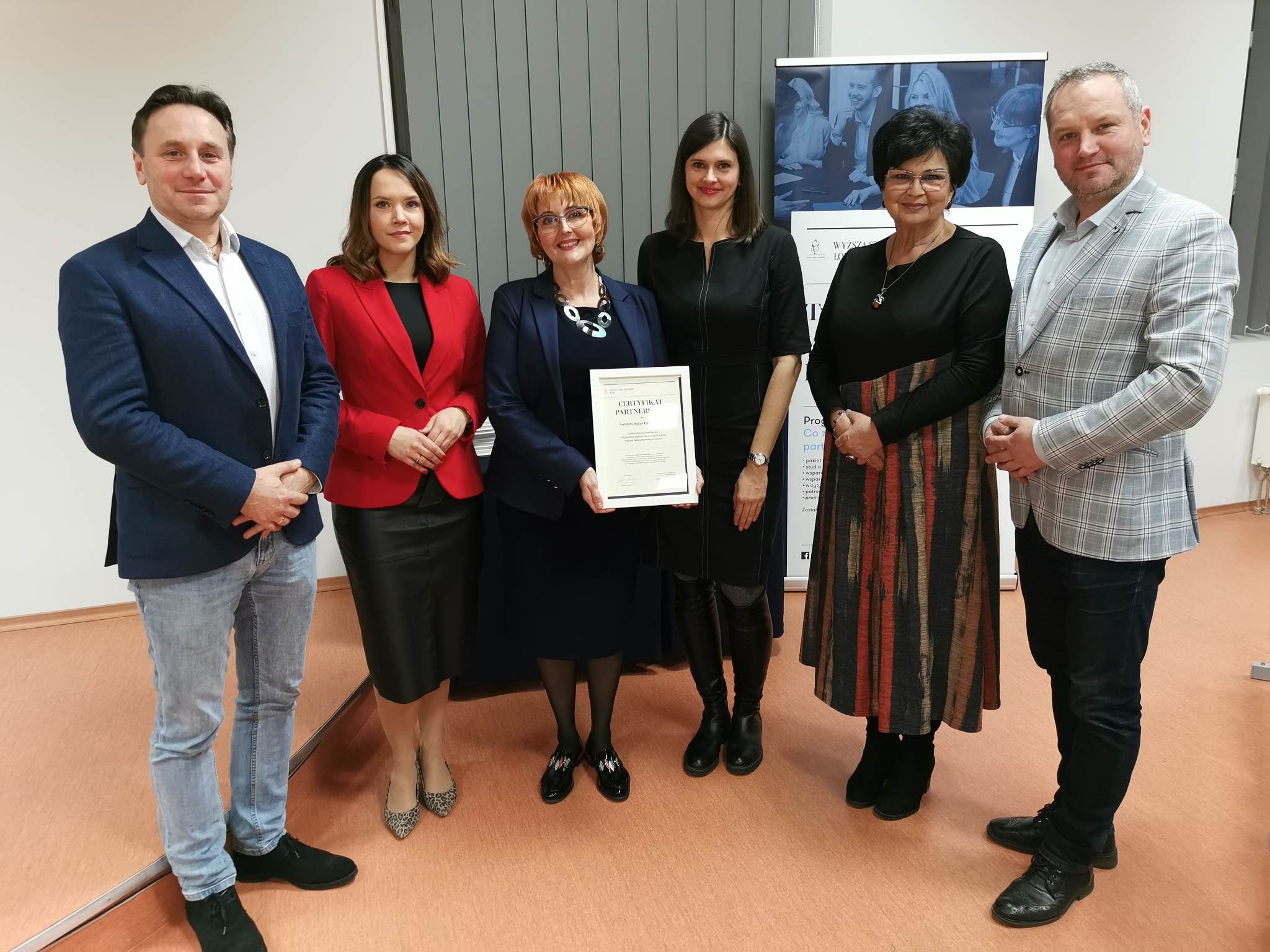 Regionalni liderzy ds. ZSK z województwa łódzkiego odebrali Certyfikat Partnerstwa