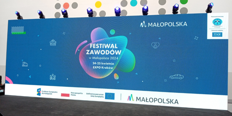 "Festiwal Zawodów" - ścianka informacyjna