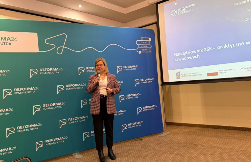 Wystąpienie Agnieszki Demichowicz w trakcie Lubuskiego Kongresu Zawodowego: Zawody jutra. Kształcenie w obliczu przemian rynku pracy
