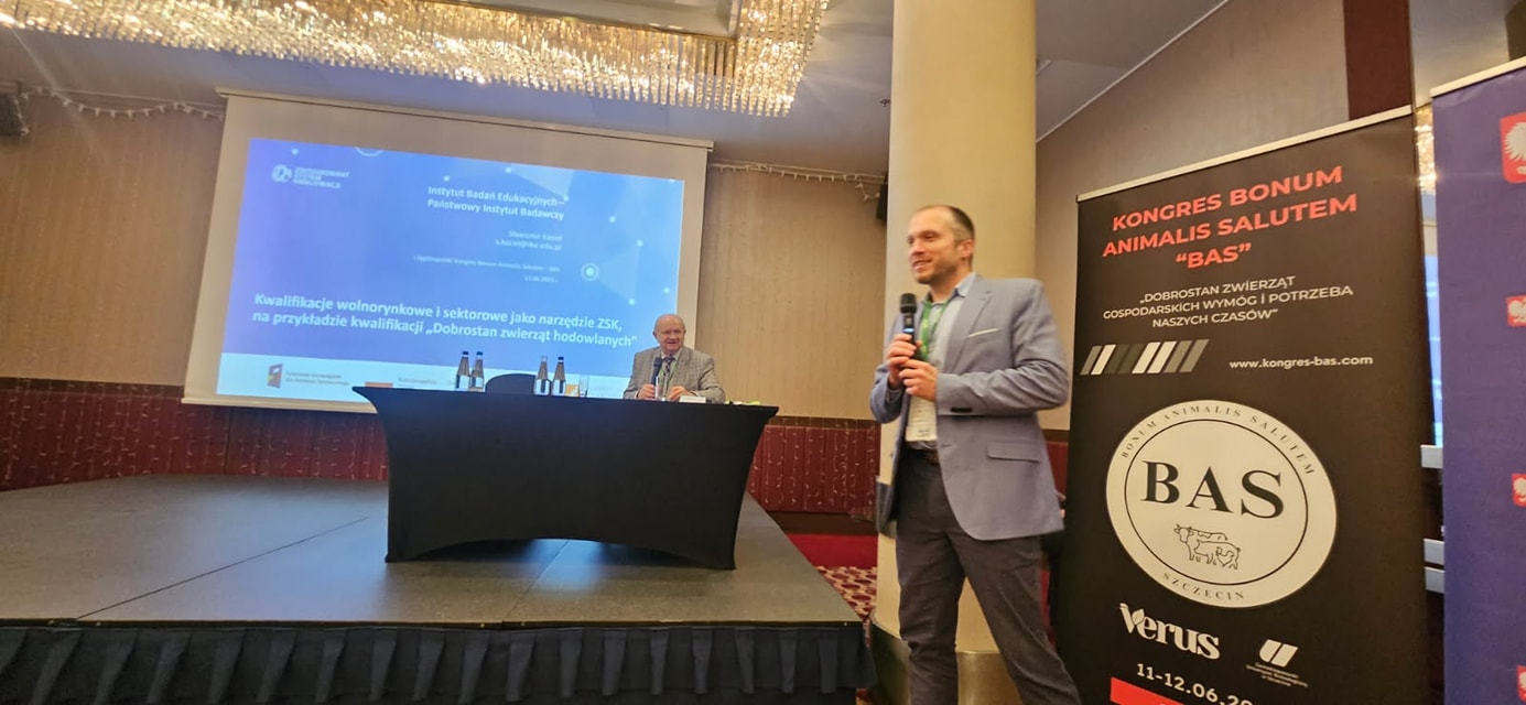Sławomir Kozieł, ZSK6 / IBE PIB, podczas Kongresu BAS