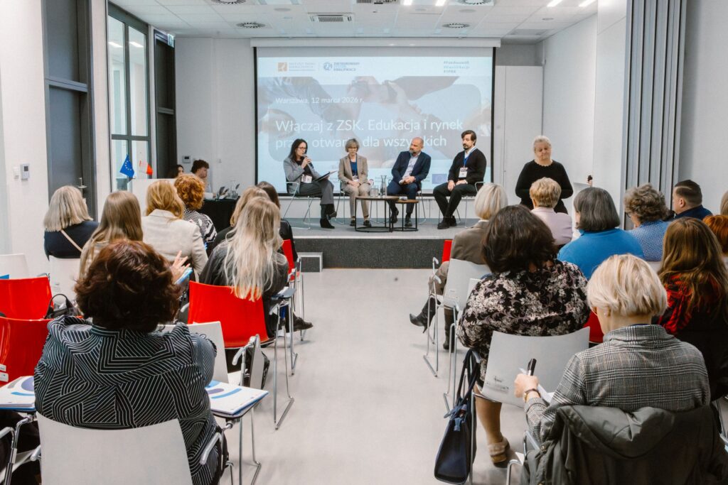 Konferencja „Włączaj z ZSK. Edukacja i rynek pracy otwarte dla wszystkich”, 12 marca 2026 r., Warszawa