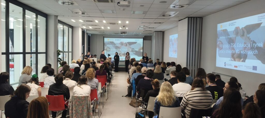 Konferencja „Włączaj z ZSK. Edukacja i rynek pracy otwarte dla wszystkich”, 12 marca 2026 r., Warszawa