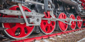 koła parowozu