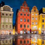 panorama sztokholmskiego Starego Miasta