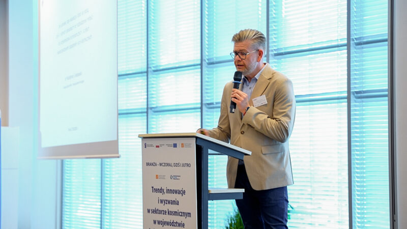 konferencja „Trendy, innowacje i wyzwania w sektorze kosmicznym województwie kujawsko-pomorskim”, 27 maja 2025 r.